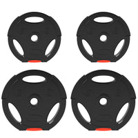 Soozier Weight Plates - 2 x 22 lb, 2 x 11 lb - Set of 4-Includes 2 x 22 lb (10kg) and 2 x 11lbs (5kg) weight plates
