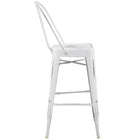Modway Promenade Bar Side Stool - White-Non-Marking Foot Caps