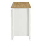 Modway Garland Kitchen Island - Oak White-Assembly Required