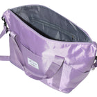 Nicci Travel Weekender Duffel Expandable Bag - Light Purple-Bottom zipper expander 