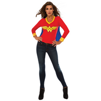 Rubies Wonder Woman Adult Sporty Tee - Small-Bring your favourite character or costume idea to life