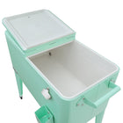 Permasteel 80 Quart Patio Cooler - Mint-Powder Coated Steel Construction