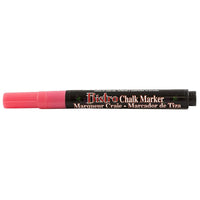 JAM Paper Marvy Uchida Liquid Chalk Markers Erasable Dustless - Fine Point - Coral Pink-These versatile Chalk Markers can be used on any non-porous surface such as: Whiteboards, Lightboards, Chalkboards, Windows, Windshields, and more!