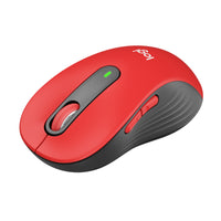 Logitech Signature M650L Wireless Mouse - Red-Scroll smarter: With Logitech Signature M650 Wireless Mouse you get line-by-line precision for documents and super-fast scrolling for long web pages; simply switch modes with a flick of the SmartWheel