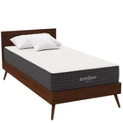 Modway Aveline 10" Twin Mattress-Stretch Knit Zipper Removable Cover