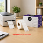 Premium Tape Dymo 30330 Return Address Labels - 3/4" W x 2" L - Black/White - 500 Pack-Brand: Premium Tape