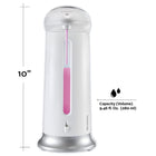 Bell + Howell Sonic Touch Free Hand Sanitizer Dispenser - Motion Activated-Touch-Free, Hygienic Operation: Enjoy the convenience of hands-free operation with the Sonic Soap Dispenser. The motion-activated sensor ensures soap or sanitizer is dispensed only when your hand is near, reducing the spread of germs.