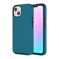 AXS PROTech Dual-Layered Anti-Shock Case with Military-Grade Durability for Apple iPhone 13 mini - Ocean Blue-Shock resistant