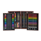 Art 101 Deluxe Art & Doodle Wood - 168 Piece Art Set-Includes 24 Premium Core Colored Pencils, which color, shade, and blend beautifully