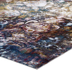 Modway Success Jayla Transitional Distressed Vintage Floral Moroccan Trellis Area Rug - 8 ft W x 10 ft L - Multicolored-High-Density / Machine-Woven