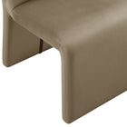 Modway Emory Upholstered Performance Velvet Dining Side Chair - Taupe-9