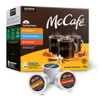 McCafé Flavoured Variety Pack - 24 Pack-McCafé’s Flavoured Variety Pack is sourced from Rainforest Alliance Certified farms, which means our beans are grown and harvested with great respect and care for people, wildlife, and the environment