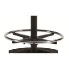 Staples Newdale Medium Back Armless Office Stool - Fusion Carbon Fabric - Black-Contoured seat shape and waterfall edge effectively supports pelvis and hips in a comfortably balanced position, reducing pressure at the knee and allowing you to sit longer without discomfort