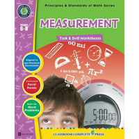 eBook: Measurement - Task & Drill Sheets (PDF version - 1-User Download) - ISBN 978-1-55319-547-4 - Grade 6-8-You will receive two emails: one confirming your entire order, and one with a "Download Software" buttonYou can download immediately or return to your email to download later