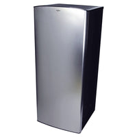 Koolatron Compact Fridge with Freezer - 6.2 cu ft - Stainless Steel-6.2 cubic foot (176L) capacity