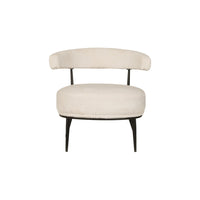 Brassex Caden Accent Chair - Cream-Contemporary styling