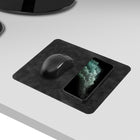 General Supply Goods + Co PU Leather Mouse Pad - Charcoal-Thin profile