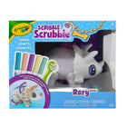 Crayola Scribble Scrubbie Jumbo Pet - Dinosaur-SCRIBBLE SCRUBBIE JUMBO DINO: Features 1 Jumbo Scribble Scrubbie Dino named Rory, 5 Washable Markers, and 1 Scrub Brush