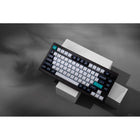 Keychron Q1 Max RGB Wireless Mechanical Keyboard - Red Switch - 75% Layout with Knob - Carbon Black-Innovative Design Features: The Double-Gasket Design and gasket mount construction reduce acoustic resonance and enhance key sound, while the KSA Double-Shot PBT Keycaps provide durability and comfort for long-term use.