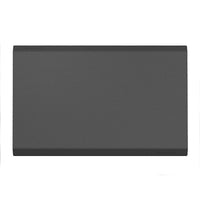 WeatherTech ComfortMat Connect Modular Anti-fatigue Middle Mat - Carbon Fiber - Black-Each Middle Piece is also 3 feet long (0.91 m). Snap them between End or Corner Pieces.