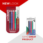 uni-ball Erasable Gel Retractable Pens - 0.7mm - Business Colours - 4 Pack-7