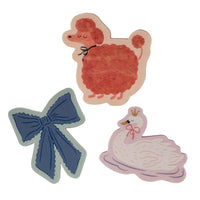 Pep Rally Assorted Erasers - Bonjour Bestie-Includes 1 eraser per pack