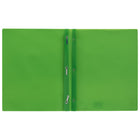 Staples 3-Prong Fastener Poly Report Cover - Lime Green-Sheet Capacity: 80