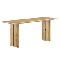 Modway Amistad 46" Wood Bench - Oak-Modern Farmhouse 46" Dining Bench