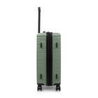 Swiss Mobility YVR Collection 26" Hardside spinner luggage - Hunter Green-Single 360-degree spinner wheels for effortless, smooth and quiet rolling