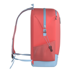 RovR TravelR 24 Can Soft Cooler Backpack - Coral-Easy access, scratch-resistant zippered front pouch for valuables 