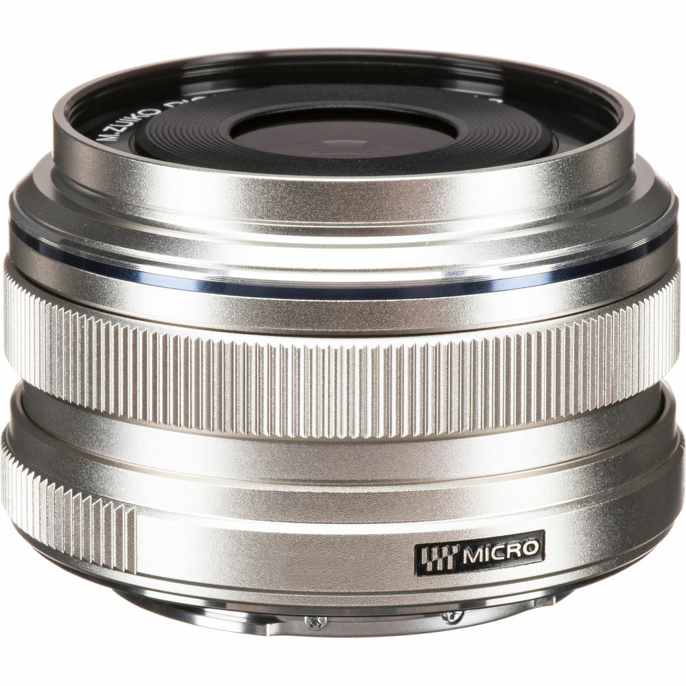 Olympus M.Zuiko Digital 17mm f/1.8 Lens - Silver | staples.ca