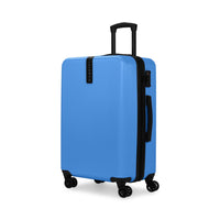 Bugatti Alexandria Collection 26.50" Hardside Spinner Luggage – Blue-Made of lightweight and resistant Polycarbonate composite and ABS blend