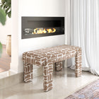 Zuo Blato Bench - Multicolor-Furniture Colour: Multicolour/Black
