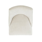 Manhattan Comfort Beever 22" Modern Chenille Upholstered Dining Chair - Cream - Set of 4-25.6" L x 22" W x 39" H