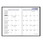 AT-A-GLANCE 2027 Monthly Pocket Planner - 6-1/16" H x 3-5/8" W - Black - Bilingual-One month per two-page spread
