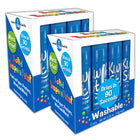 Kwik Stix Solid Tempera Paint Sticks - Light Blue - 12/Pack - 2 Pack-Individual coloured Kwik Stix for the ones you use the most!