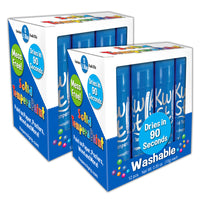 Kwik Stix Solid Tempera Paint Sticks - Light Blue - 12/Pack - 2 Pack-Individual coloured Kwik Stix for the ones you use the most!