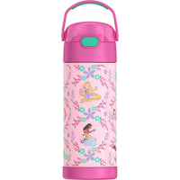 Thermos FUNtainer Vacuum Insulated Stainless Steel Water Bottle - 410mL - Princess-Thermos vacuum insulation technology for max temperature retention