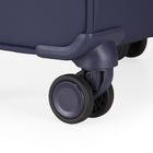 Bugatti Amsterdam Collection 21.5" Softside Carry-On - Navy-Double 360 degree colored spinner wheels for precise control and smooth, quiet rolling (8 wheels)