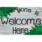 Ashley Productions Smart Poly Computer Mouse Pad - Everyone is Welcome Here - Beech Wood/Greenery - 10 Pack-Say hello to a boost of motivation every time you click and scroll.
