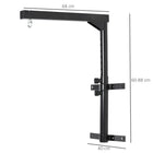 Soozier 220 lb Wall Mounted Punching Bag Hanger-Allows for 360 degree access to the heavy bag 