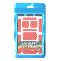 The Pencil Grip Zen Strips - Anywhere Zen - Bumpy Check - 13 Per Set - 6 Sets-Simplicity: With an easy peel, stick, and press application, use on your everyday items including smartphones, laptops, tablets, or even water bottles. The various sizes work great for any item!