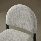 Modway Hayley Upholstered Fabric Counter Stools 2-Piece Set - Black/Camel-Padded Seat