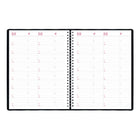 Brownline 2026 Essential Weekly Planner - 11" x 8-1/2" - Black - English-Telephone and address section