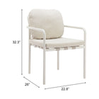 Zuo Aite Dining Chair - Beige - Set of 2-6