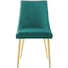 Modway Viscount Modern Accent Performance Velvet Dining Chair - Teal-Assembly Required