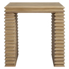 Modway Canto Square 24" Stacked Design End Table - Weathered Oak-6