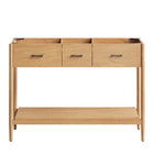 Modway Zaire 48" Double Sink Compatible Bathroom Vanity Cabinet - Natural-9