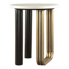 Zuo Elyn Side Table - Multicolor-Dimensions: 20.3" L x 20.3" W x 24.0" H