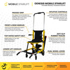 Mobile StairLift Genesis Portable Stairlift - Black-Weighs 62 pounds and folds compactly for transport and storage